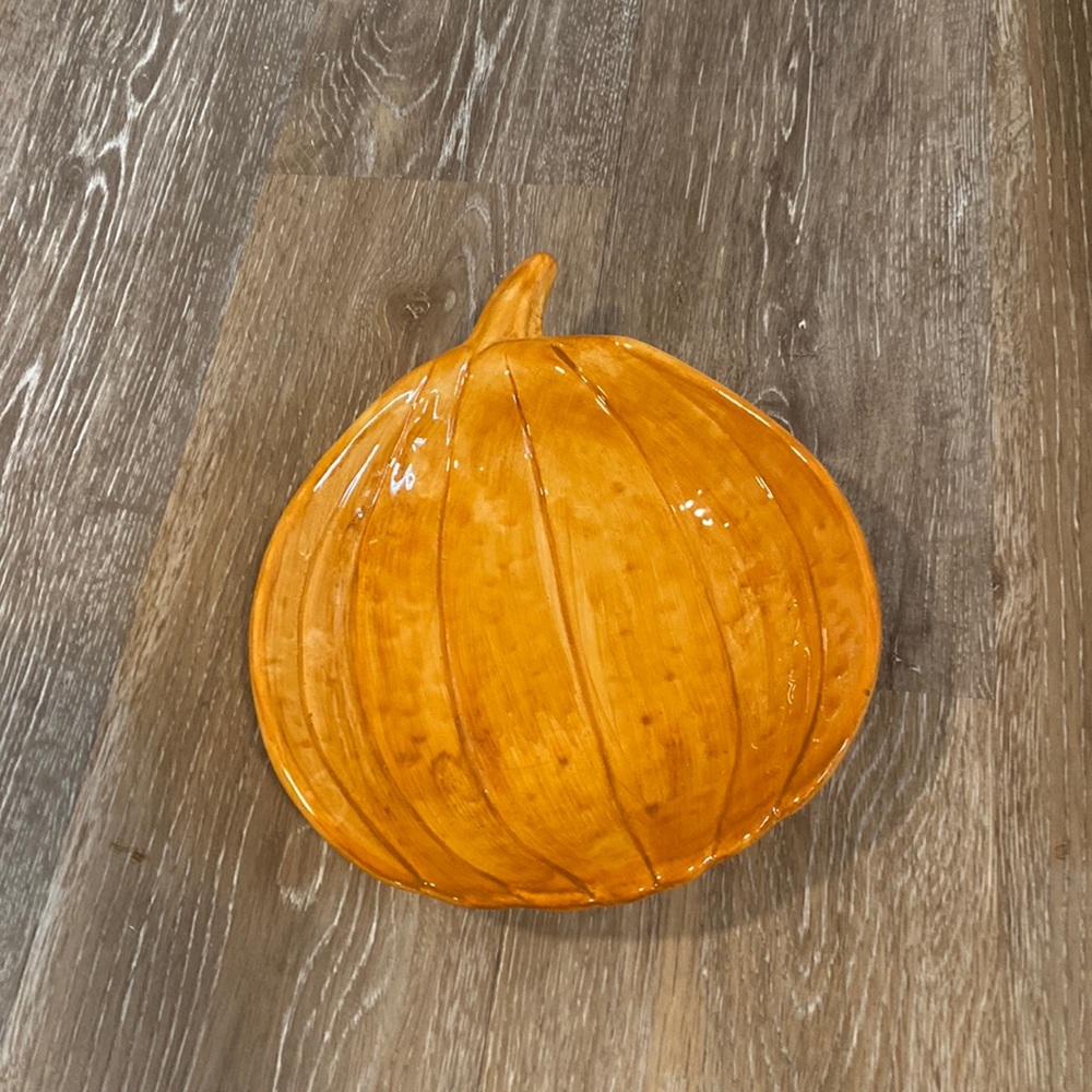 Pumpkin candy dish